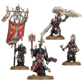BLACK TEMPLARS: GRIMALDUS AND RETINUE